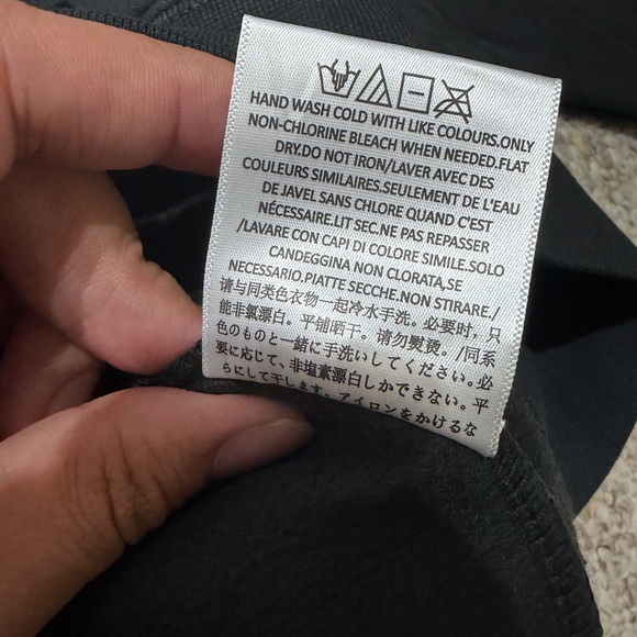 Fear of God Essentials black hoodie xl - Picture 4 of 6